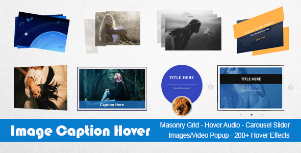 Image Caption Hover Pro WordPress Plugin Preview - Rating, Reviews, Demo & Download