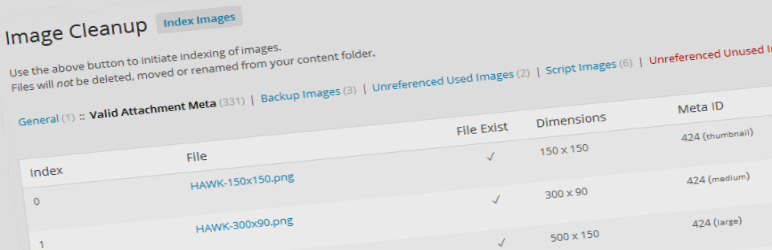 Image Cleanup Preview Wordpress Plugin - Rating, Reviews, Demo & Download