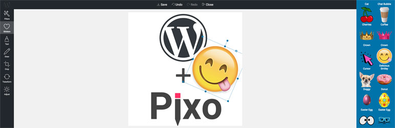 Image Editor By Pixo Preview Wordpress Plugin - Rating, Reviews, Demo & Download