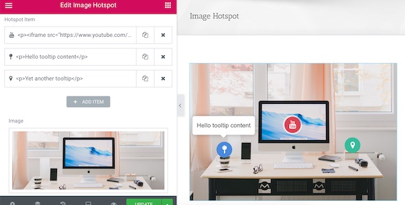 Image Hotspot With Tooltip Widgets For Elementor Page Builder WordPress Plugin Preview - Rating, Reviews, Demo & Download