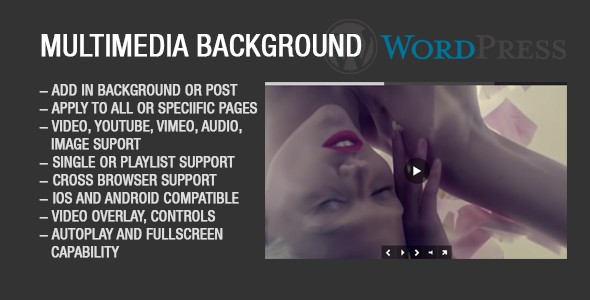 Image Video Audio Background Plugin for Wordpress Preview - Rating, Reviews, Demo & Download
