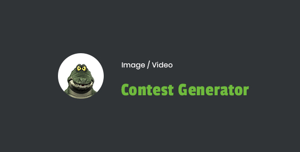 Image / Video Contest Generator Wordpress Plugin Preview - Rating, Reviews, Demo & Download