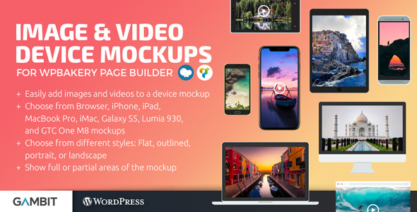 Image & Video Device Mockups Shortcode Preview Wordpress Plugin - Rating, Reviews, Demo & Download