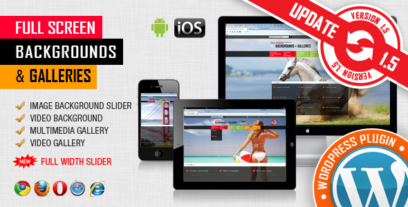 Image&Video FullScreen Background WordPress Plugin Preview - Rating, Reviews, Demo & Download