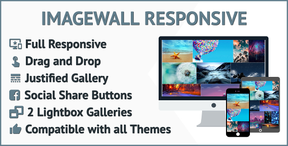 Imagewall Responsive Photo Wall Plugin for Wordpress Preview - Rating, Reviews, Demo & Download