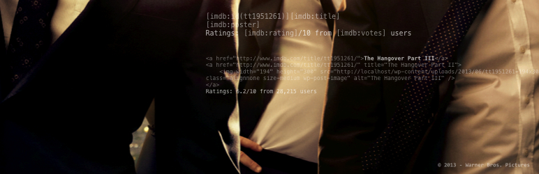 IMDb Markup Syntax Preview Wordpress Plugin - Rating, Reviews, Demo & Download