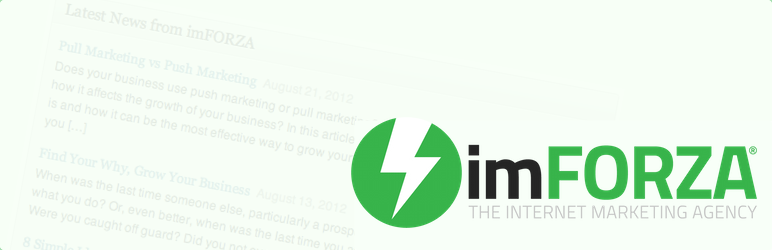 ImFORZA News Preview Wordpress Plugin - Rating, Reviews, Demo & Download