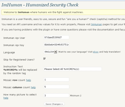 ImHuman – A Humanized Captcha Preview Wordpress Plugin - Rating, Reviews, Demo & Download