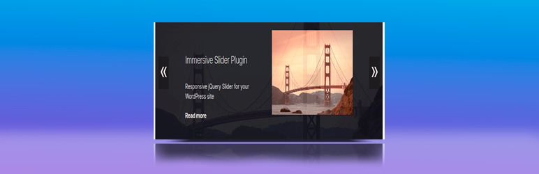 ImmersiveSlider Preview Wordpress Plugin - Rating, Reviews, Demo & Download