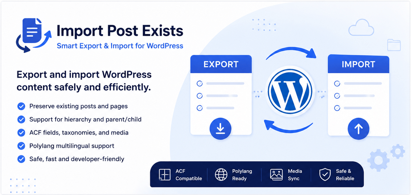 Import Post Exists Preview Wordpress Plugin - Rating, Reviews, Demo & Download