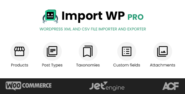 ImportWP Pro – WordPress XML & CSV Importer Preview - Rating, Reviews, Demo & Download