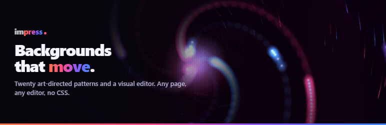 Impress Living Backgrounds Preview Wordpress Plugin - Rating, Reviews, Demo & Download