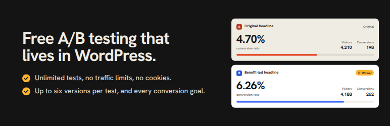 ImproveAB: A/B Testing Preview Wordpress Plugin - Rating, Reviews, Demo & Download