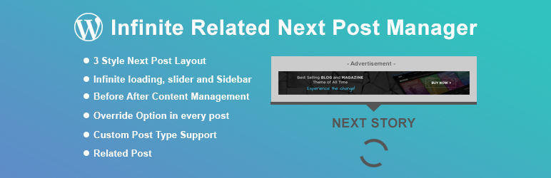 Infinite Related Next Post Manager Plugin for Wordpress Preview - Rating, Reviews, Demo & Download
