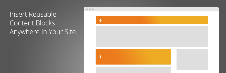 Infuse – Reusable Content Blocks Preview Wordpress Plugin - Rating, Reviews, Demo & Download