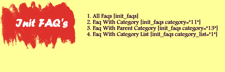 Init FAQ Preview Wordpress Plugin - Rating, Reviews, Demo & Download