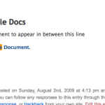 Inline Google Docs