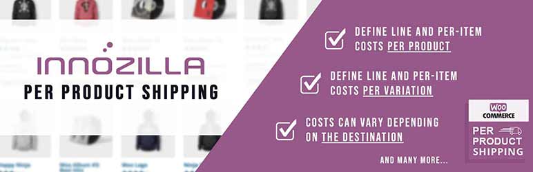 Innozilla Per Product Shipping WooCommerce Preview Wordpress Plugin - Rating, Reviews, Demo & Download