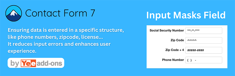 Input Masks For Contact Form 7 Preview Wordpress Plugin - Rating, Reviews, Demo & Download