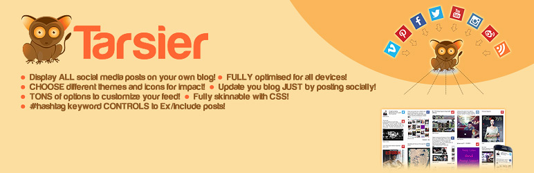 Insert Tarsier Social Preview Wordpress Plugin - Rating, Reviews, Demo & Download