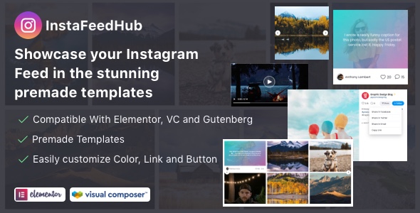 Instafeed Hub – WordPress Instagram Gallery Preview - Rating, Reviews, Demo & Download