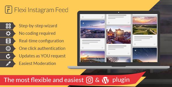 Instagram Feed – Flexi Plugin For WordPress Preview - Rating, Reviews, Demo & Download