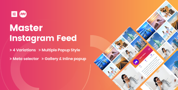 Instagram Feed For Elementor Preview Wordpress Plugin - Rating, Reviews, Demo & Download
