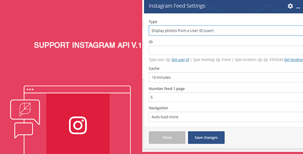 Instagram Feed For Visual Composer Preview Wordpress Plugin - Rating, Reviews, Demo & Download