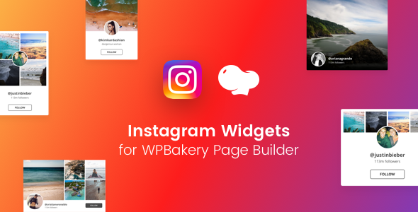 Instagram Feed Gallery For WPBakery Page Builder (Visual Composer) Preview Wordpress Plugin - Rating, Reviews, Demo & Download