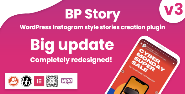 Instagram Style Stories Plugin for Wordpress – BP Story Preview - Rating, Reviews, Demo & Download
