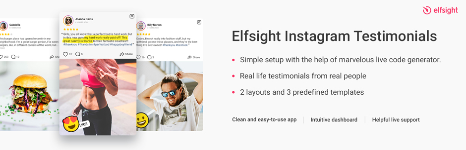 Instagram Testimonials Preview Wordpress Plugin - Rating, Reviews, Demo & Download