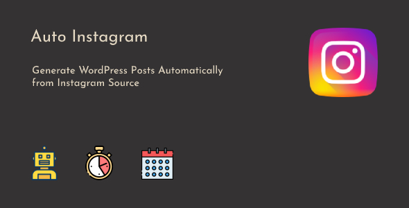 Instagram To WordPress Posts Automatic Preview - Rating, Reviews, Demo & Download
