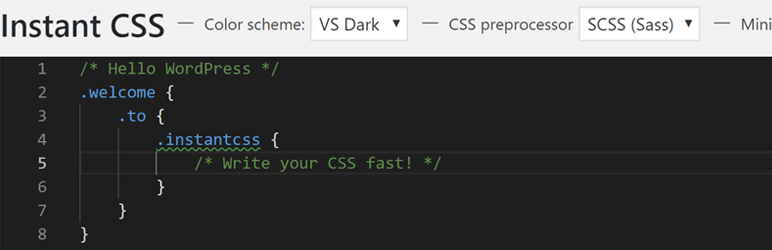 Instant CSS Preview Wordpress Plugin - Rating, Reviews, Demo & Download