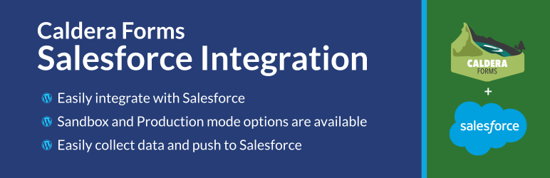 Integration Of Caldera Forms And Salesforce Preview Wordpress Plugin - Rating, Reviews, Demo & Download
