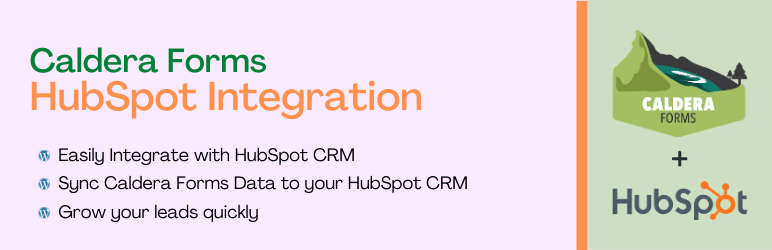 Integration Of HubSpot And Caldera Forms Preview Wordpress Plugin - Rating, Reviews, Demo & Download