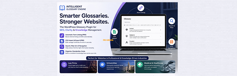Intelligent Glossary Engine Preview Wordpress Plugin - Rating, Reviews, Demo & Download