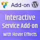 Interactive Service Add-On With Hover Effects For WPBakery
