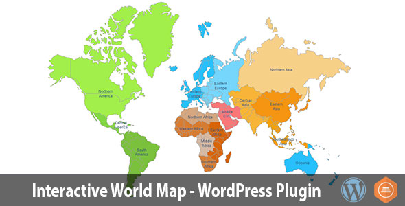 Interactive World Map – WordPress Plugin Preview - Rating, Reviews, Demo & Download