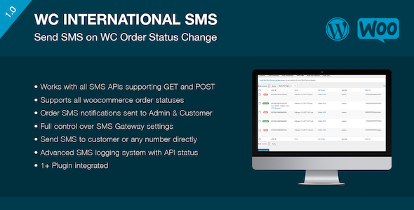 International SMS For WooCommerce Preview Wordpress Plugin - Rating, Reviews, Demo & Download