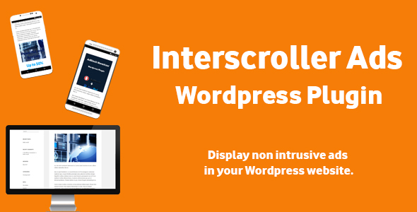 Interscroller Ads – Wordpress Plugin Preview - Rating, Reviews, Demo & Download