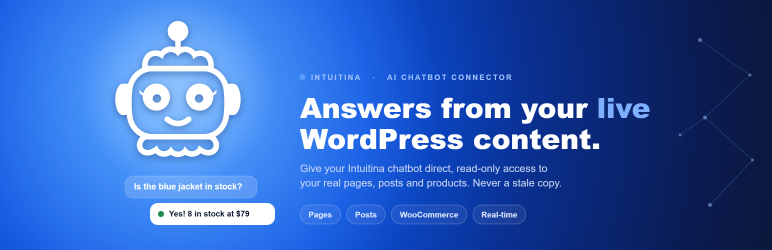 Intuitina MCP Connector Preview Wordpress Plugin - Rating, Reviews, Demo & Download