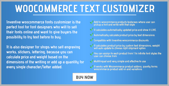 Inventive Woocommerce Text Customizer Preview Wordpress Plugin - Rating, Reviews, Demo & Download