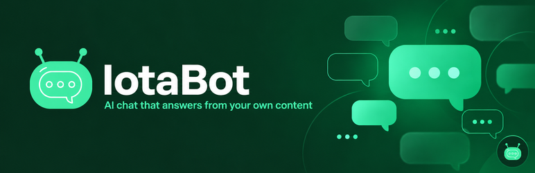 IotaBot Preview Wordpress Plugin - Rating, Reviews, Demo & Download