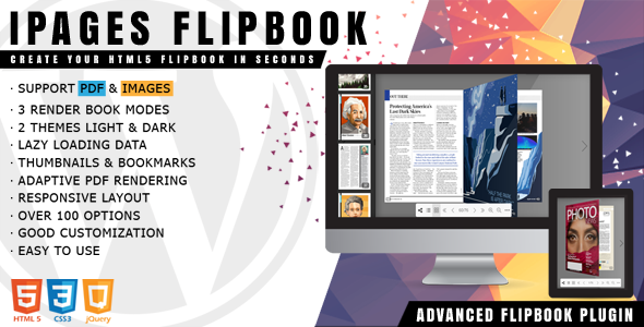 IPages – FlipBook Image & PDF Viewer Plugin for Wordpress Preview - Rating, Reviews, Demo & Download