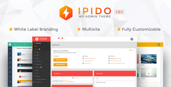 IPIDO – White Label WordPress Admin Theme Preview - Rating, Reviews, Demo & Download