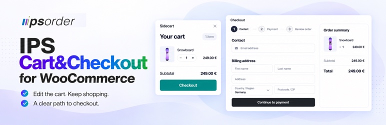 IPS Cart&Checkout For WooCommerce Preview Wordpress Plugin - Rating, Reviews, Demo & Download