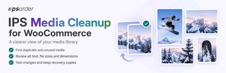 IPS Order Media Cleanup Preview Wordpress Plugin - Rating, Reviews, Demo & Download