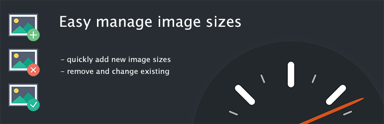 Isizer – Image Size Manager Preview Wordpress Plugin - Rating, Reviews, Demo & Download
