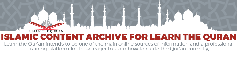 Islamic Content Archive For Learn The Quran Preview Wordpress Plugin - Rating, Reviews, Demo & Download