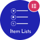 Item Lists Pro  For Elementor